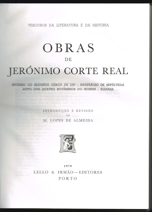 OBRAS DE JERNIMO CORTE REAL